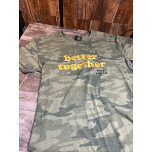 Evereve Love Squad Ally Love Camo Graphic T Shirt Better Together Small